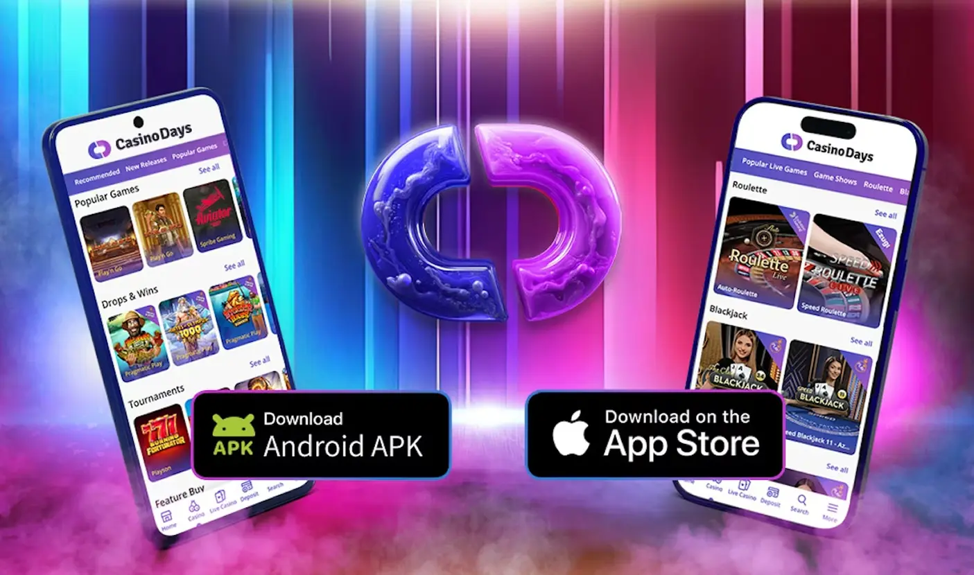 Casinodays app hero